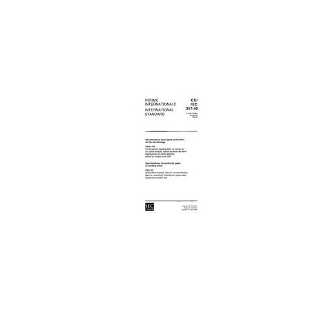 IEC 60317-40 Ed. 1.0 b:1992