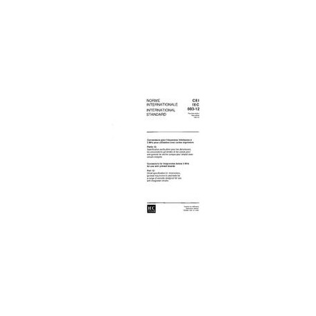 IEC 60603-12 Ed. 1.0 b:1992