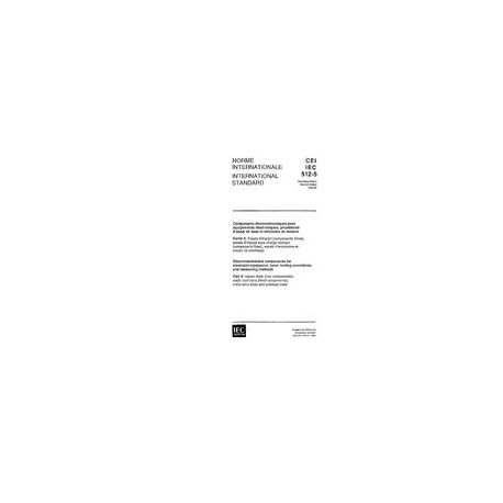 IEC 60512-5 Ed. 2.0 b:1992