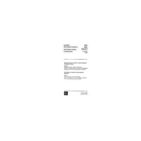 IEC 60674-3-7 Ed. 1.0 b:1992