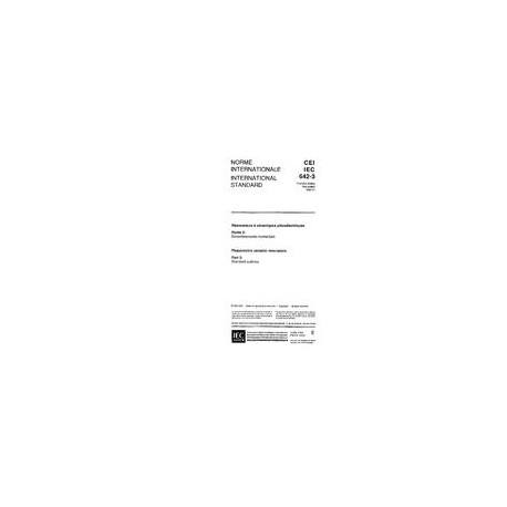 IEC 60642-3 Ed. 1.0 b:1992