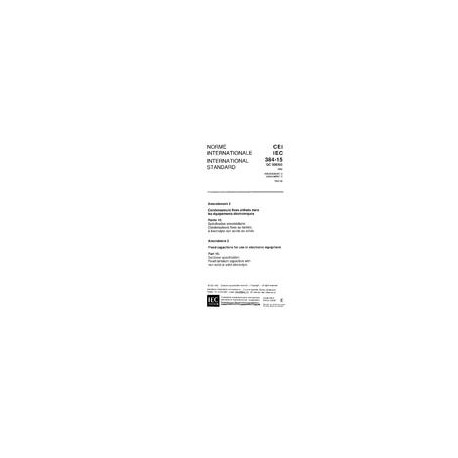 IEC 60384-15 Amd.2 Ed. 1.0 b:1992