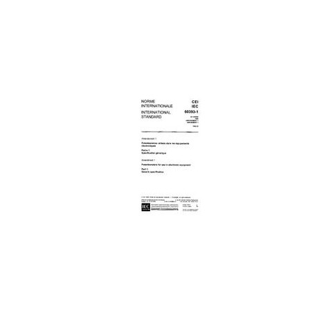 IEC 60393-1 Amd.1 Ed. 2.0 b:1992