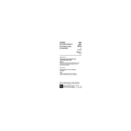 IEC 60384-6 Amd.1 Ed. 2.0 b:1992
