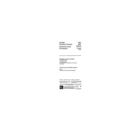IEC 61019-3 Ed. 1.0 b:1991