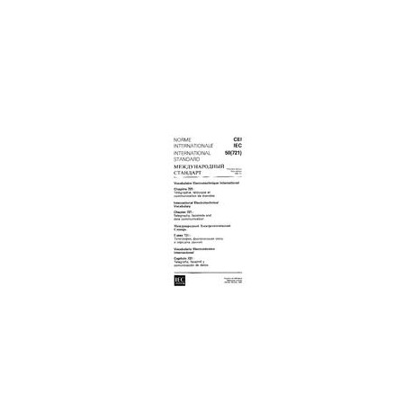 IEC 60050-721 Ed. 1.0 b:1991