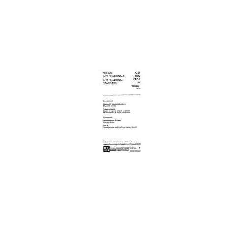 IEC 60747-3 Amd.1 Ed. 1.0 b:1991