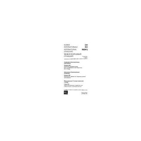 IEC 60050-561 Ed. 1.0 t:1991