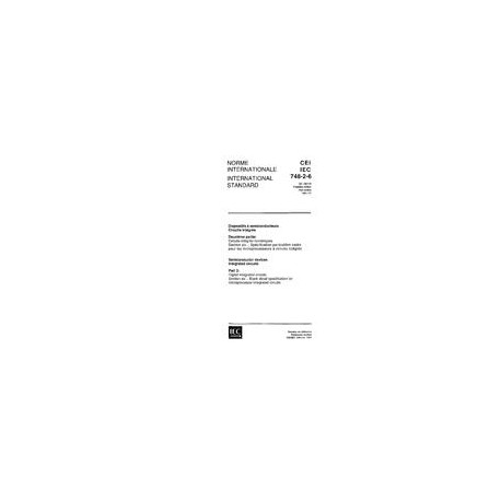 IEC 60748-2-6 Ed. 1.0 b:1991