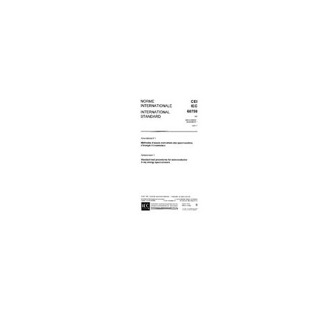 IEC 60759 Amd.1 Ed. 1.0 b:1991