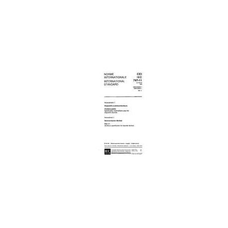 IEC 60747-11 Amd.1 Ed. 1.0 b:1991