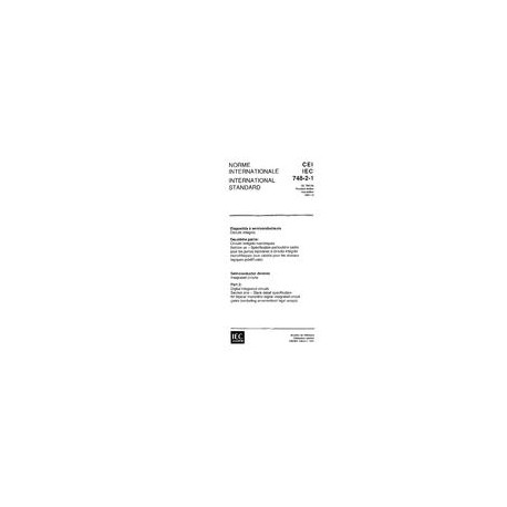 IEC 60748-2-1 Ed. 1.0 b:1991