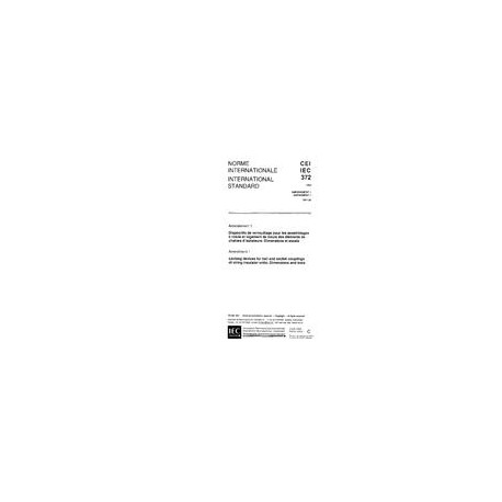 IEC 60372 Amd.1 Ed. 3.0 b:1991