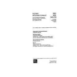 IEC 60747-7-3 Ed. 1.0 b:1991