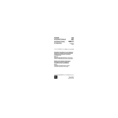 IEC 61009-2-1 Ed. 1.0 b:1991