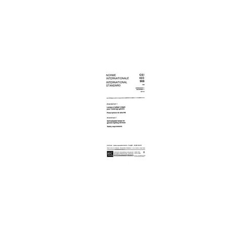 IEC 60968 Amd.1 Ed. 1.0 b:1991