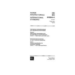 IEC 61020-5-1 Ed. 1.0 b:1991