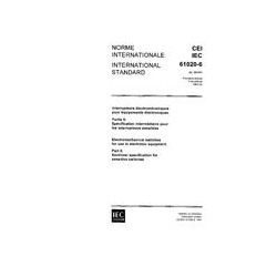 IEC 61020-6 Ed. 1.0 b:1991