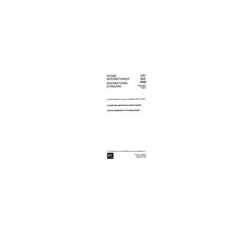 IEC 61039 Ed. 1.0 b:1990