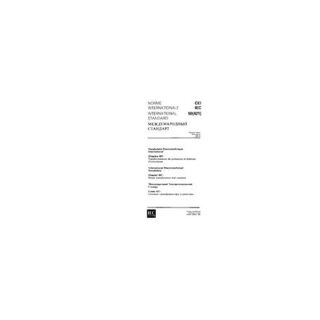 IEC 60050-421 Ed. 1.0 b:1990