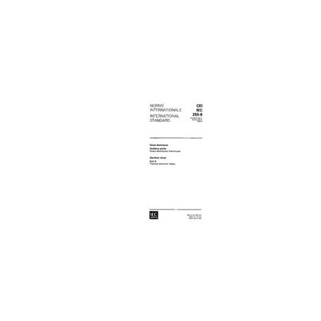 IEC 60255-8 Ed. 2.0 b:1990