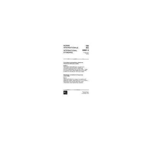 IEC 60807-3 Ed. 1.0 b:1990