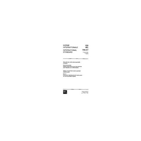 IEC 60745-2-7 Ed. 1.0 b:1989