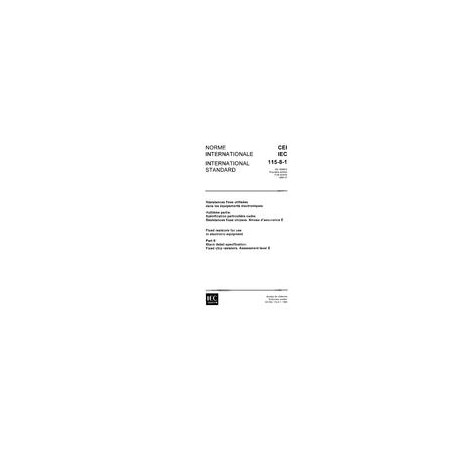 IEC 60115-8-1 Ed. 1.0 b:1989