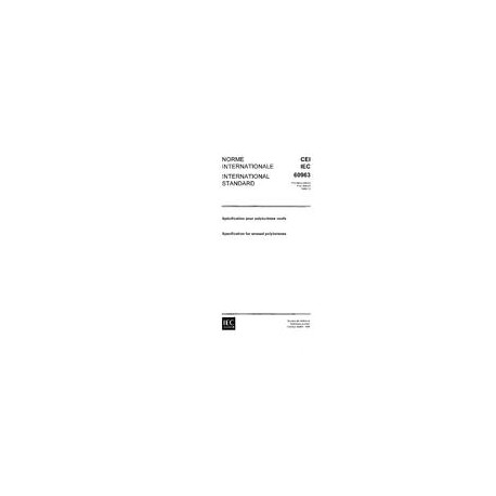 IEC 60963 Ed. 1.0 b:1988