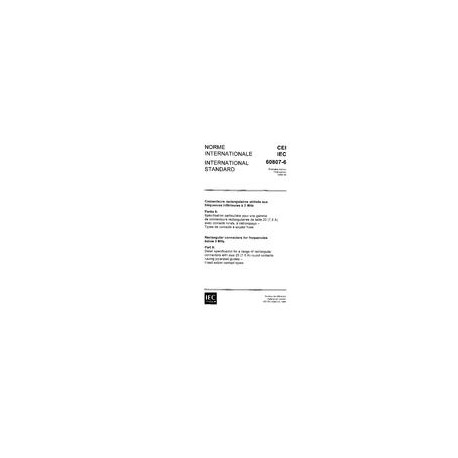 IEC 60807-6 Ed. 1.0 b:1988