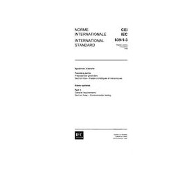 IEC 60839-1-3 Ed. 1.0 b:1988