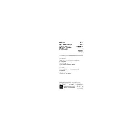IEC 60574-14 Amd.1 Ed. 1.0 b:1988