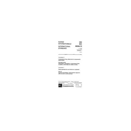 IEC 60384-15 Amd.1 Ed. 1.0 b:1987