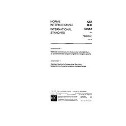 IEC 60682 Amd.1 Ed. 1.0 b:1987