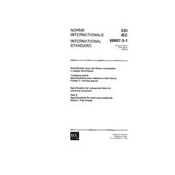 IEC 60667-3-1 Ed. 1.0 b:1986