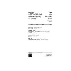 IEC 60747-11 Ed. 1.0 b:1985