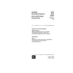 IEC 60118-7 Ed. 1.0 b:1983