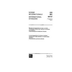 IEC 60737 Ed. 1.0 b:1982