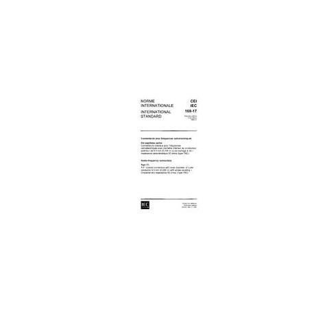 IEC 60169-17 Ed. 1.0 b:1980