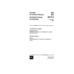IEC 60418-4 Ed. 1.0 b:1976