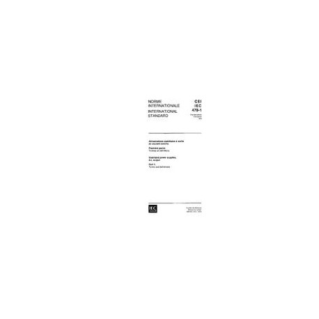 IEC 60478-1 Ed. 1.0 b:1974