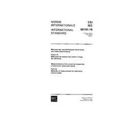 IEC 60151-16 Ed. 1.0 b:1968