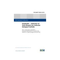 BS PD CEN/TS 15634-2:2012