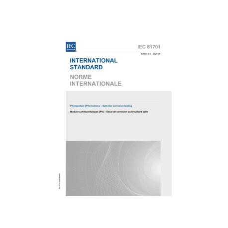 IEC 61701 Ed. 3.0 b:2020