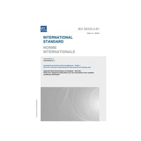 IEC 60335-2-81 Amd.2 Ed. 3.0 b:2020