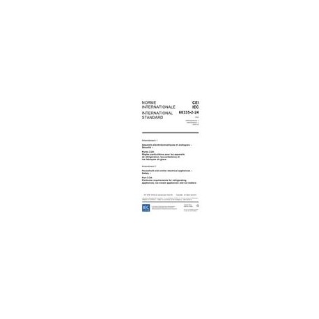 IEC 60335-2-24 Amd.1 Ed. 6.0 b:2005