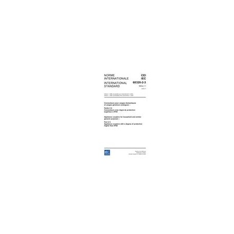IEC 60320-2-3 Ed. 1.1 b:2005