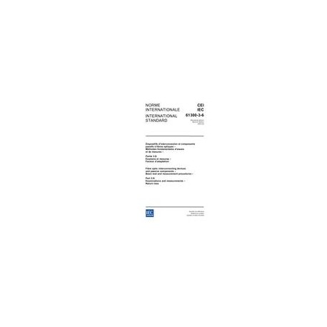 IEC 61300-3-6 Ed. 2.0 b:2005
