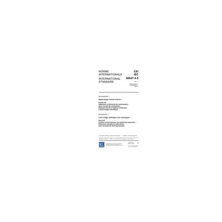 IEC 60947-5-5 Amd.1 Ed. 1.0 b:2005