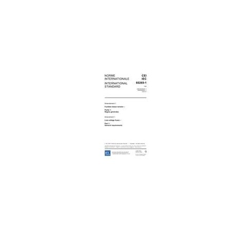 IEC 60269-1 Amd.1 Ed. 3.0 b:2005